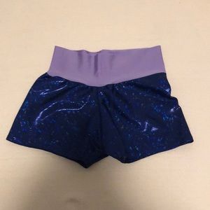 Dark blue and purple Athletic shorts size 7-8
